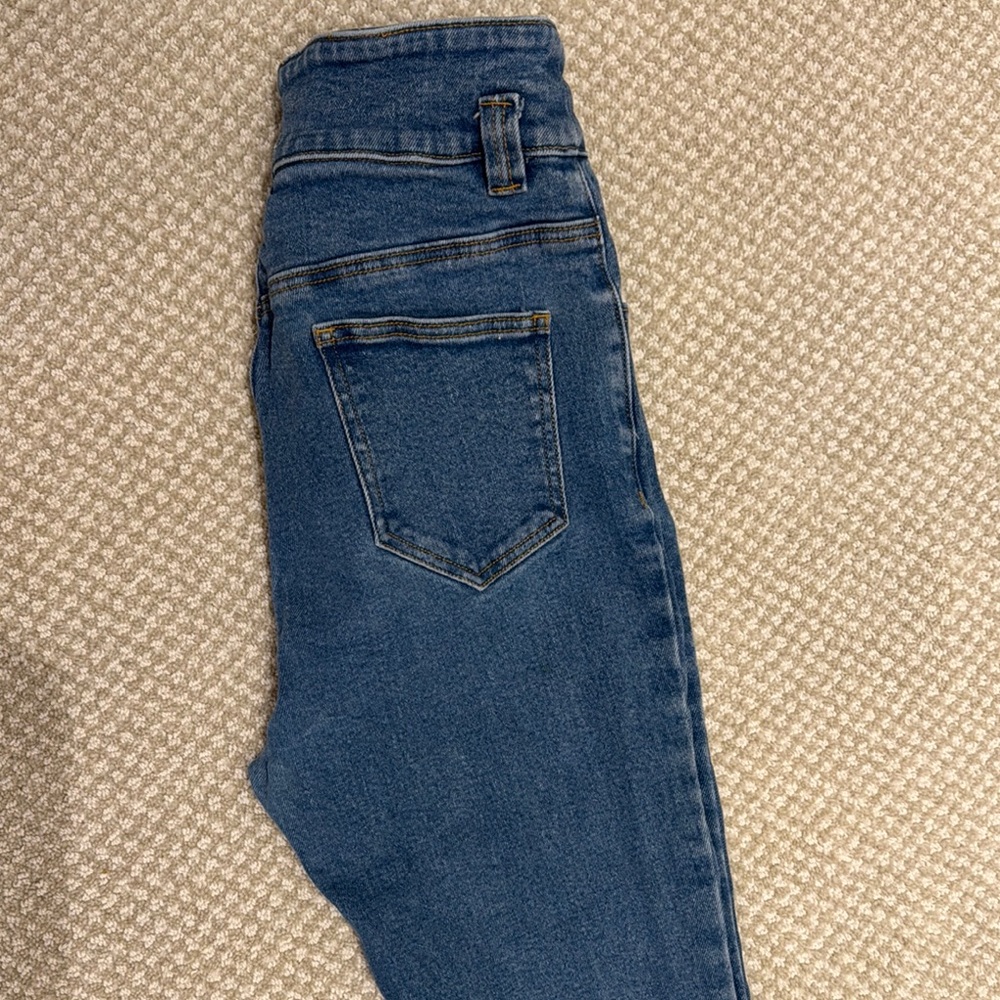 Women's Blue Jeans high rise - Picture 3 of 9